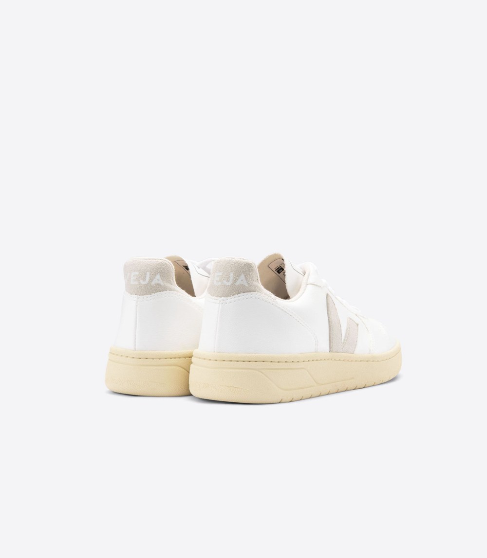 Veja Sneakers Herr - V-10 Cwl - Vita/Beige - 508692-WTH